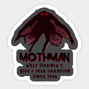 Mothman Hide & Seek Sticker